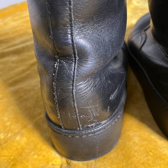 Vintage Original Bates Floaters Men Boots Leather Upper Wool Lining Zip Sz 9.5EW - Picture 5 of 14